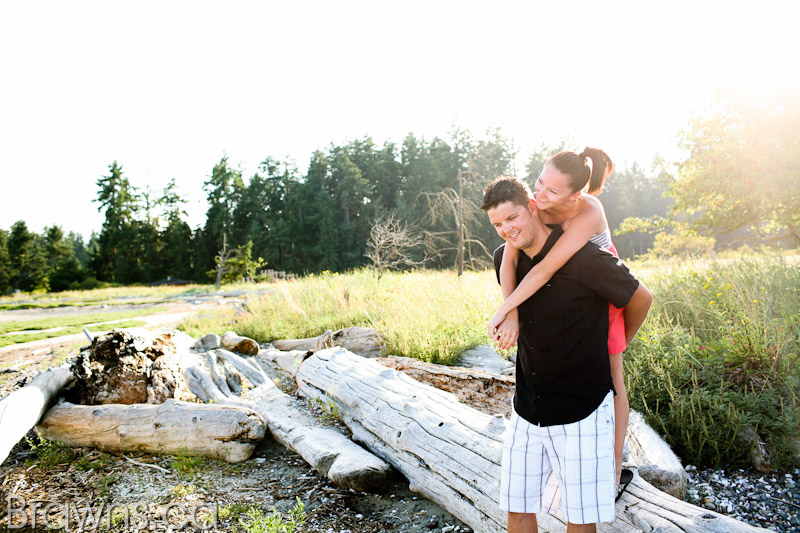 parksville engagement photos