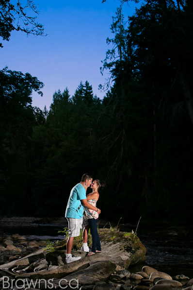 parksville engagement photos