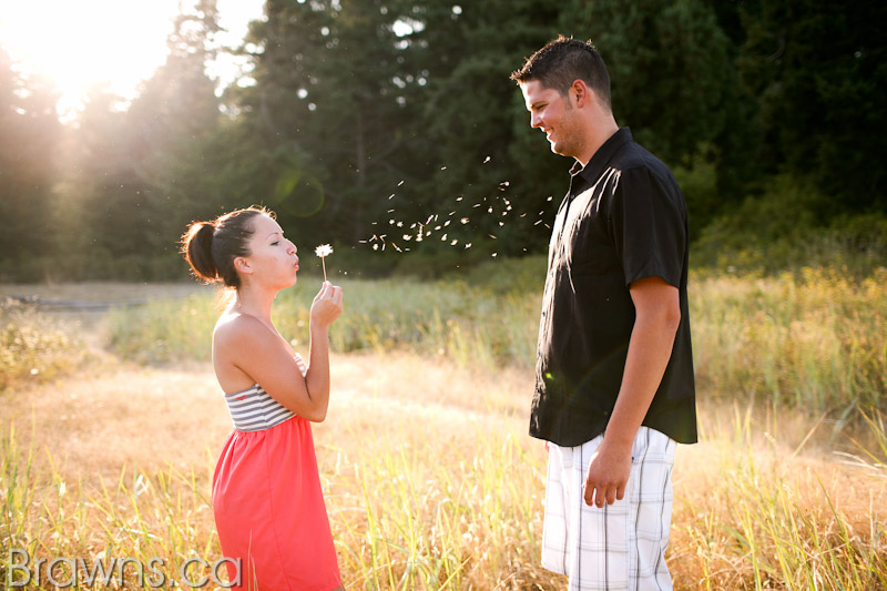 parksville engagement photos