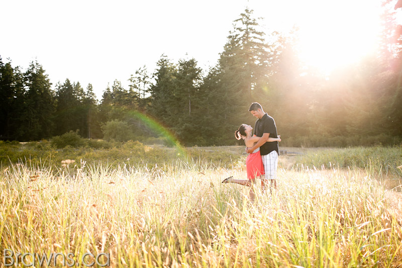 parksville engagement photos