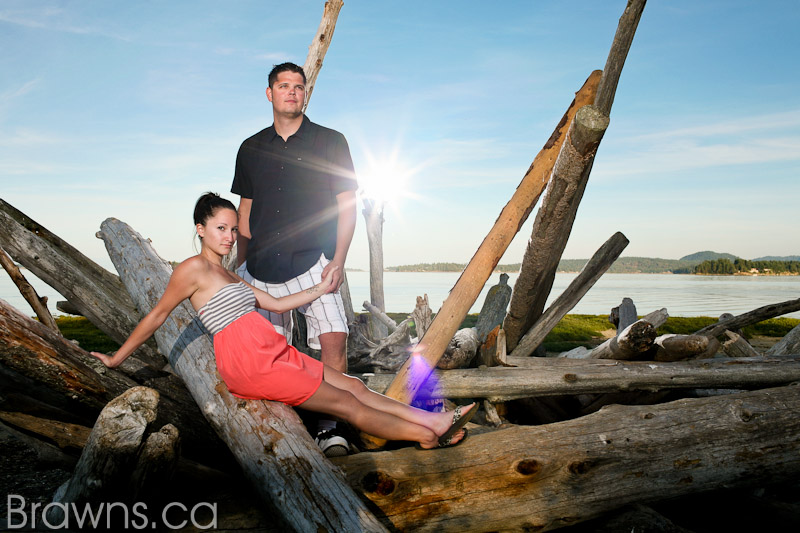 parksville engagement photos